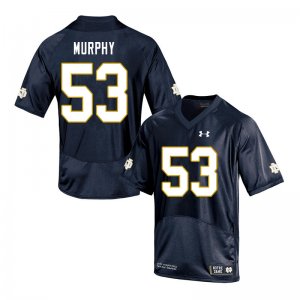 Notre Dame Fighting Irish Men's Quinn Murphy #53 Navy Under Armour Authentic Stitched College NCAA Football Jersey IWK5899TV